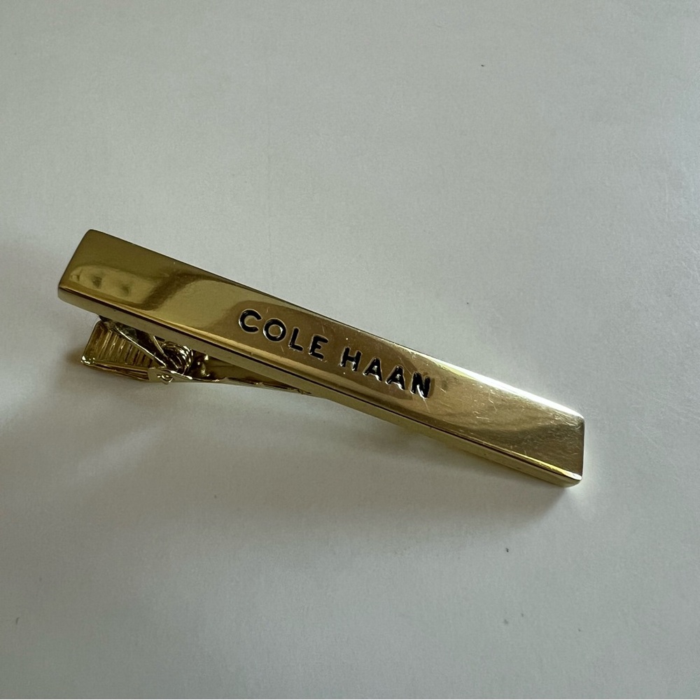 Cole Haan Gold Tie Clip